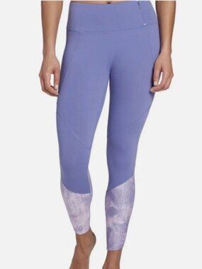 Calia Essential Spliced Corsican Lilac Leggings Cropped EUC Small